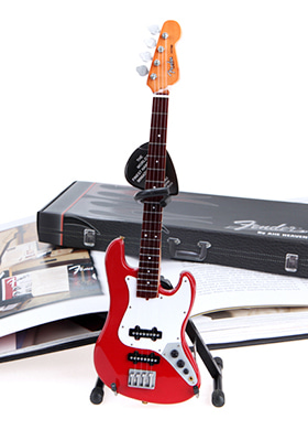 Axe Heaven Fender Jazz Bass Classic Red 액스헤븐 펜더 재즈 베이스 클래식 레드 레플리카 미니어처 (국내정식수입품)