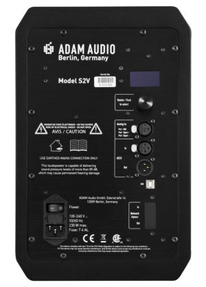 ADAM S2V 아담 에스투브이 7인치 액티브 모니터 스피커 (1통 국내정식수입품)