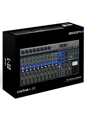 Zoom LiveTrak L-12 줌 라이브트랙 엘투웰브 12채널 디지털 믹서 레코더 (국내정식수입품)