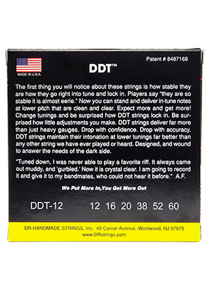 DR DDT-12 Drop-Down Tuning Extra Heavy 디알 드롭다운 튜닝 일렉기타줄 엑스트라 헤비 (012-060 국내정식수입품 당일발송)