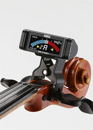 Korg AW-LT100V Clip-On Tuner 코르그 바이올린/비올라용 클립 튜너 (국내정식수입품)