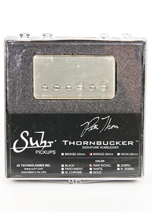 [일시품절] Suhr Thornbucker Bridge Raw Nickel 써 쏜버커 피터 쏜 시그니처 브릿지 로우 니켈 (50mm 국내정식수입품)