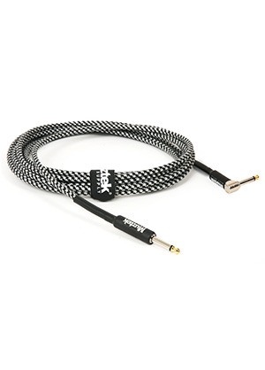 Muztek RS-180L BS Retro Sound Cable Black Silver 뮤즈텍 레트로 사운드 기타 베이스 케이블 블랙 실버 (ㄱ자→일자, 1.8m 국내정품)