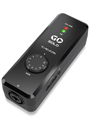 TC Helicon Go Solo 티씨헬리콘 고 솔로 모바일 USB 오디오 인터페이스 (국내정식수입품)