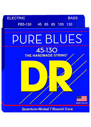 DR PB5-130 Pure Blues 5 String Medium 디알 퓨어 블루스 퀀텀 니켈 라운드 코어 5현 베이스 스트링 미디엄 (045-130 국내정식수입품)