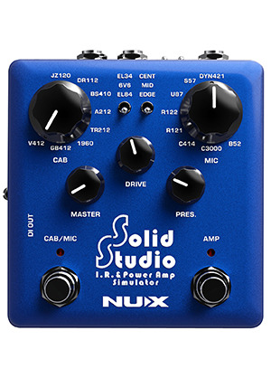 Nux NSS-5 Solid Studio 뉴엑스 솔리드 스튜디오 IR 앤 파워 앰프 시뮬레이터 (국내정식수입품)