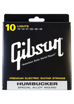 [일시품절] Gibson SEG-SA10 Humbucker Special Alloy Wound Light 깁슨 험버커 스페셜 알로이 일렉기타줄 라이트 (010-046 국내정식수입품)