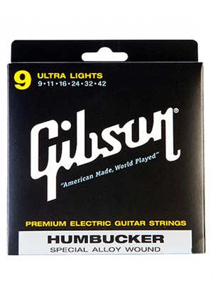 [일시품절] Gibson SEG-SA9 Humbucker Special Alloy Wound Ultra Light 깁슨 험버커 스페셜 알로이 일렉기타줄 울트라 라이트 (009-042 국내정식수입품)