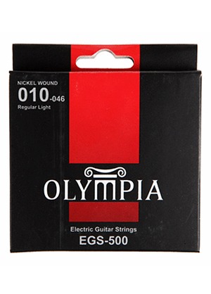 Olympia EGS-500 Nickel Wound Electric Guitar Strings Regular Light 올림피아 니켈 와운드 일렉기타줄 레귤러 라이트 (010-046 국내정품)