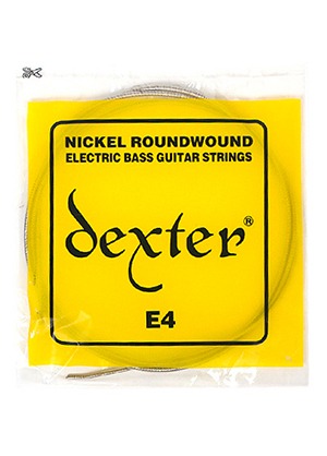 Dexter Nickel Wound Electric Bass Guitar Strings 덱스터 니켈 4현 베이스 기타줄 낱줄 (045-100 국내정품)