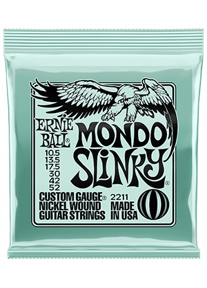 [일시품절] Ernie Ball 2211 Nickel Wound Mondo Slinky 어니볼 몬도 슬링키 일렉기타줄 (010.5-052 국내정식수입품)