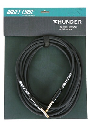 [일시품절] Bullet Cable BC-20T Thunder Cable Black 블릿케이블 썬더 케이블 블랙 (일자→일자, 20ft/6.08m 국내정식수입품)