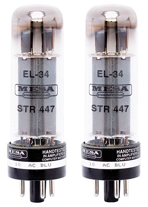 Mesa Boogie EL-34 STR 447 Matched Duet Power Vacuum Tube 메사부기 매치드 듀엣 파워앰프 진공관 (2개/1조 국내정식수입품)