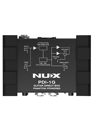 Nux PDI-1G Guitar Direct Box 뉴엑스 기타 다이렉트 박스 (국내정식수입품)