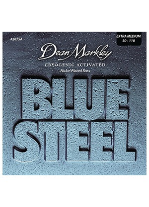 [일시품절] Dean Markley 2675A Blue Steel Nickel Plated Bass Extra Medium 딘마클리 블루스틸 니켈 4현 베이스줄 엑스트라 미디엄 (050-110 국내정식수입품)