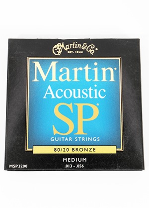 Martin MSP3200 80/20 Bronze SP Acoustic Guitar Strings Medium 마틴 브론즈 어쿠스틱 기타줄 미디엄 (013-056 국내정식수입품)