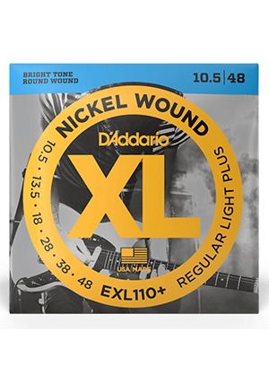 D&#039;Addario EXL110+ XL Nickel Round Wound Regular Light Plus 다다리오 니켈 일렉기타줄 레귤러 라이트 플러스 (010.5-048 국내정식수입품)