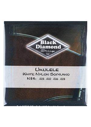Black Diamond N54 White Nylon Soprano Ukulele Strings 블랙다이아몬드 화이트 나일론 우쿨렐레줄 소프라노 (025-028 국내정식수입품)