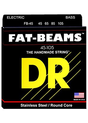 DR FB-45 Fat-Beams Stainless Steel Bass 디알 팻빔 스테인리스 4현 베이스줄 미디엄 (045-105 국내정식수입품)