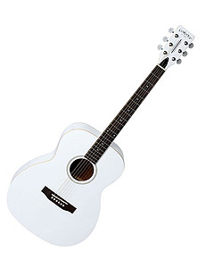 Corona SF100 White 코로나 에스에프 포크바디 어쿠스틱 기타 화이트 유광 (드림하이 아이유 모델 국내정품)