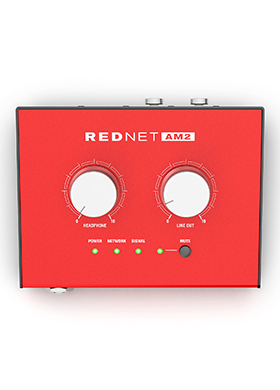 Focusrite RedNet AM2 포커스라이트 레드넷 에엠투 스테레오 단테 헤드폰 앰프 라인 아웃풋 인터페이스 (국내정식수입품)