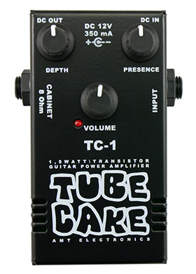 AMT Electronics TC-1 Tube Cake 1.5W Power Amplifier 에이엠티일렉트로닉스 티씨원 튜브 케이크 1.5와트 페달형 파워앰프 (국내정식수입품)