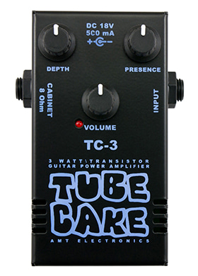 AMT Electronics TC-3 Tube Cake 3W Power Amplifier 에이엠티일렉트로닉스 티씨쓰리 튜브 케이크 3와트 페달형 파워앰프 (국내정식수입품)