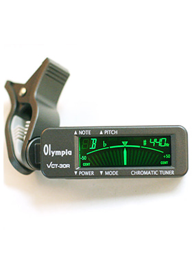 Olympia VCT30R Chromatic Clip Tuner 올림피아 크로매틱 클립 튜너 (국내정품)