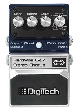 DigiTech HardWire CR-7 Stereo Chorus 디지텍 하드와이어 스테레오 코러스 (국내정식수입품)