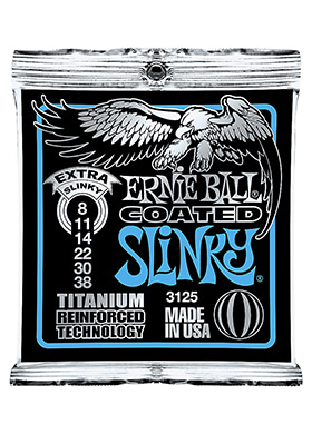 Ernie Ball 3125 RPS Coated Titanium Extra Slinky 어니볼 알피에스 코티드 티타늄 일렉기타줄 엑스트라 슬링키 (008-038 국내정식수입품)
