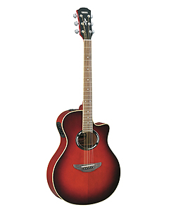 Yamaha APX500II Dard Red Burst 야마하 씬라인 컷어웨이 어쿠스틱 기타 다크 레드 버스트 유광 (EQ/픽업 국내정식수입품)