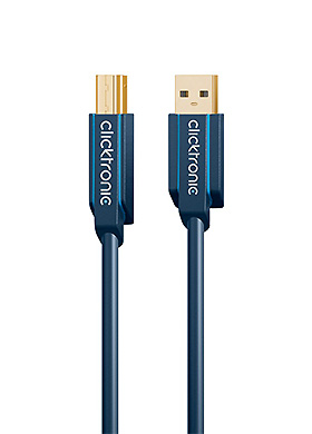 Clicktronic USB 3.0 A/B Cable 클릭트로닉 유에스비 케이블 (A/B,1.8m 국내정식수입품)