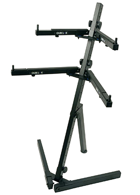 QuikLok SL-820 Heavy-Duty Double-Tier Foldable Keyboard Stand 퀵락 헤비 듀티 더블 티어 폴더블 키보드 스탠드 (국내정식수입품)