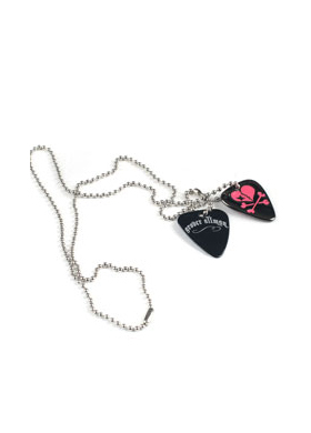 Grover Allman Heart Guitar Pick Pendant Necklace 그로버알먼 하트 기타 피크 펜던트 목걸이 (국내정식수입품)