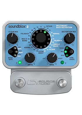 Source Audio Soundblox 2 Multiwave Bass Distortion 소스오디오 사운드블록스 투 멀티웨이브 베이스 디스토션 (국내정식수입품)