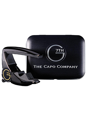 G7th Performance 2 Capo Steel String Black Special Edition &amp; Protector Shell Case 지세븐스 퍼포먼스 투 카포 스틸 스트링 블랙 스페셜 에디션 앤 프로텍터 쉘 케이스 (통기타용 국내정식수입품)